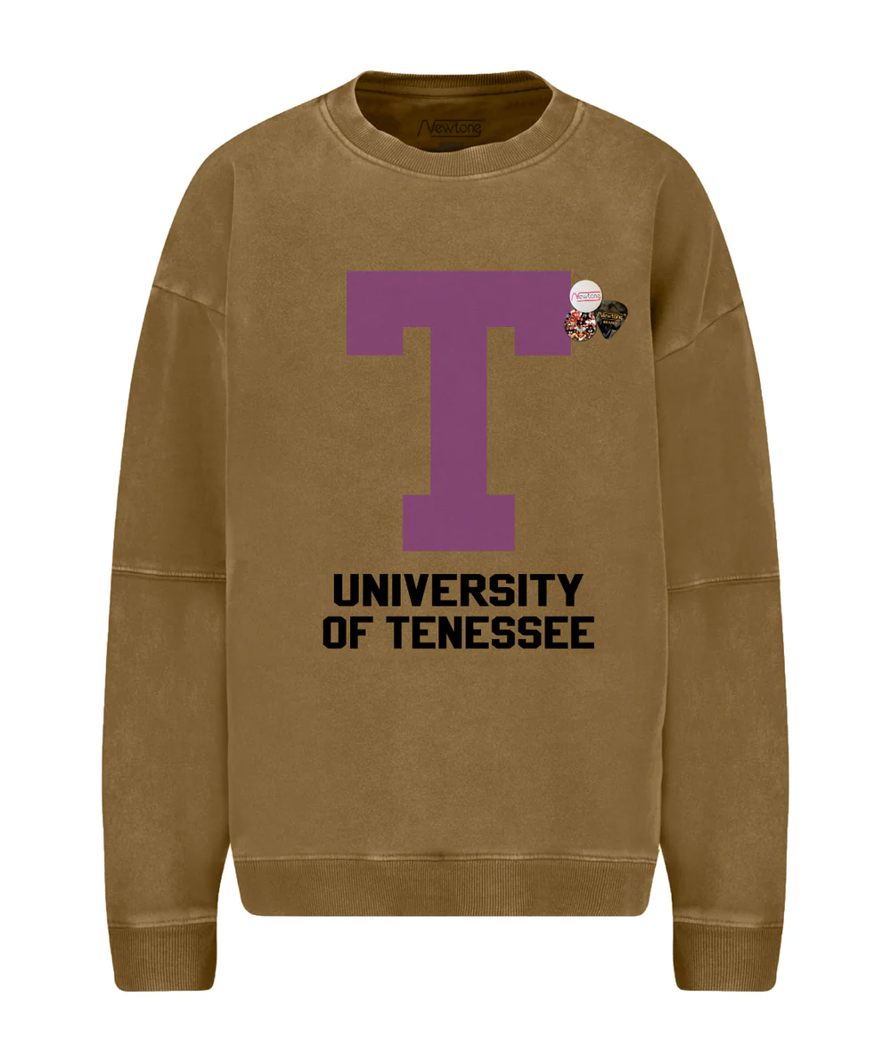 Sudadera TENESSEE marrón Newtone.