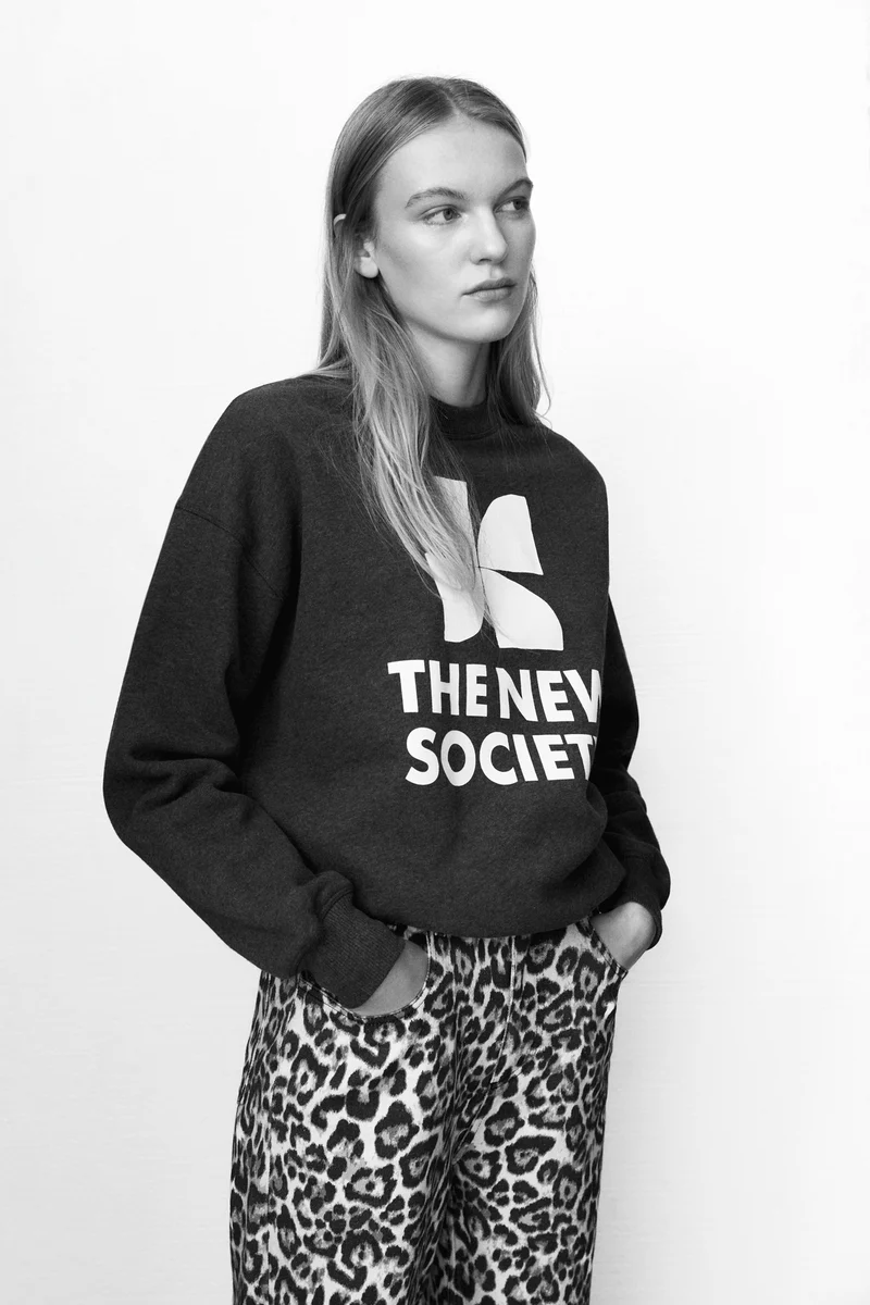 Sudadera TNS gris The New Society.