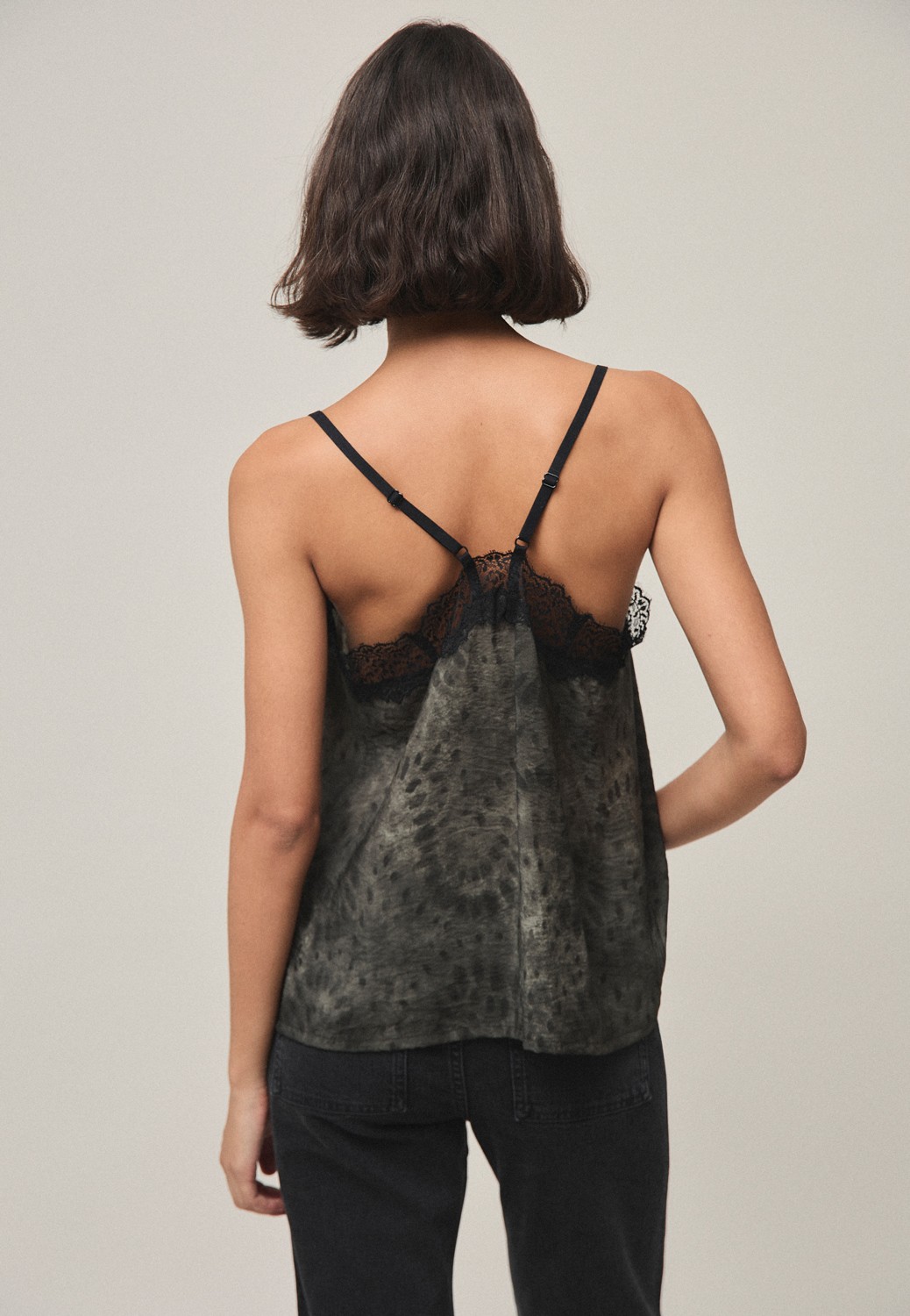 Top NATA print verde Mi&Co.