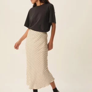 Falda YELANI crudo lunares Des Petits Hauts.