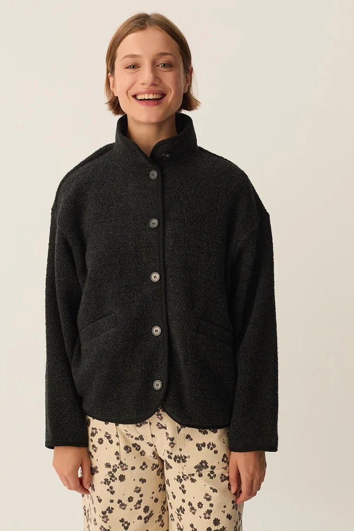 Chaqueta ZLAVINA gris Des Petits Hauts.