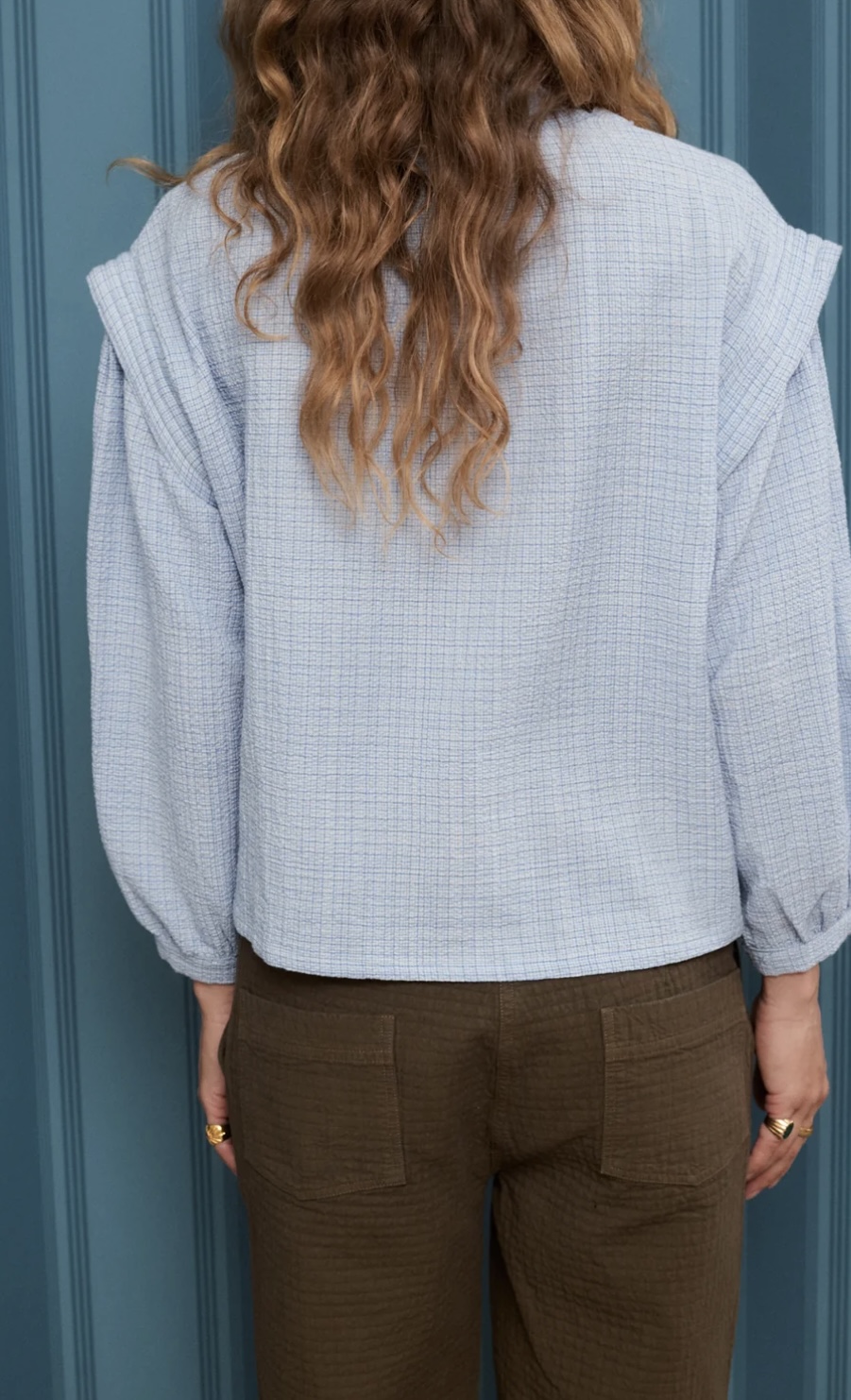 Camisa KILY azul Josephine.