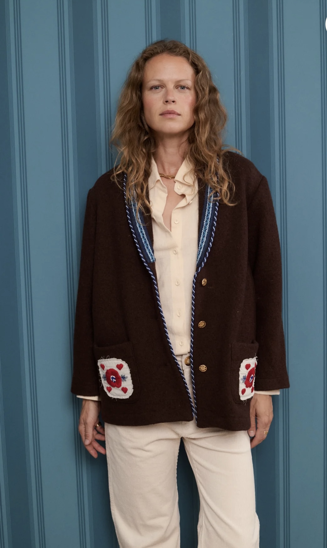 Chaqueta STENMARK  marrón Josephine.