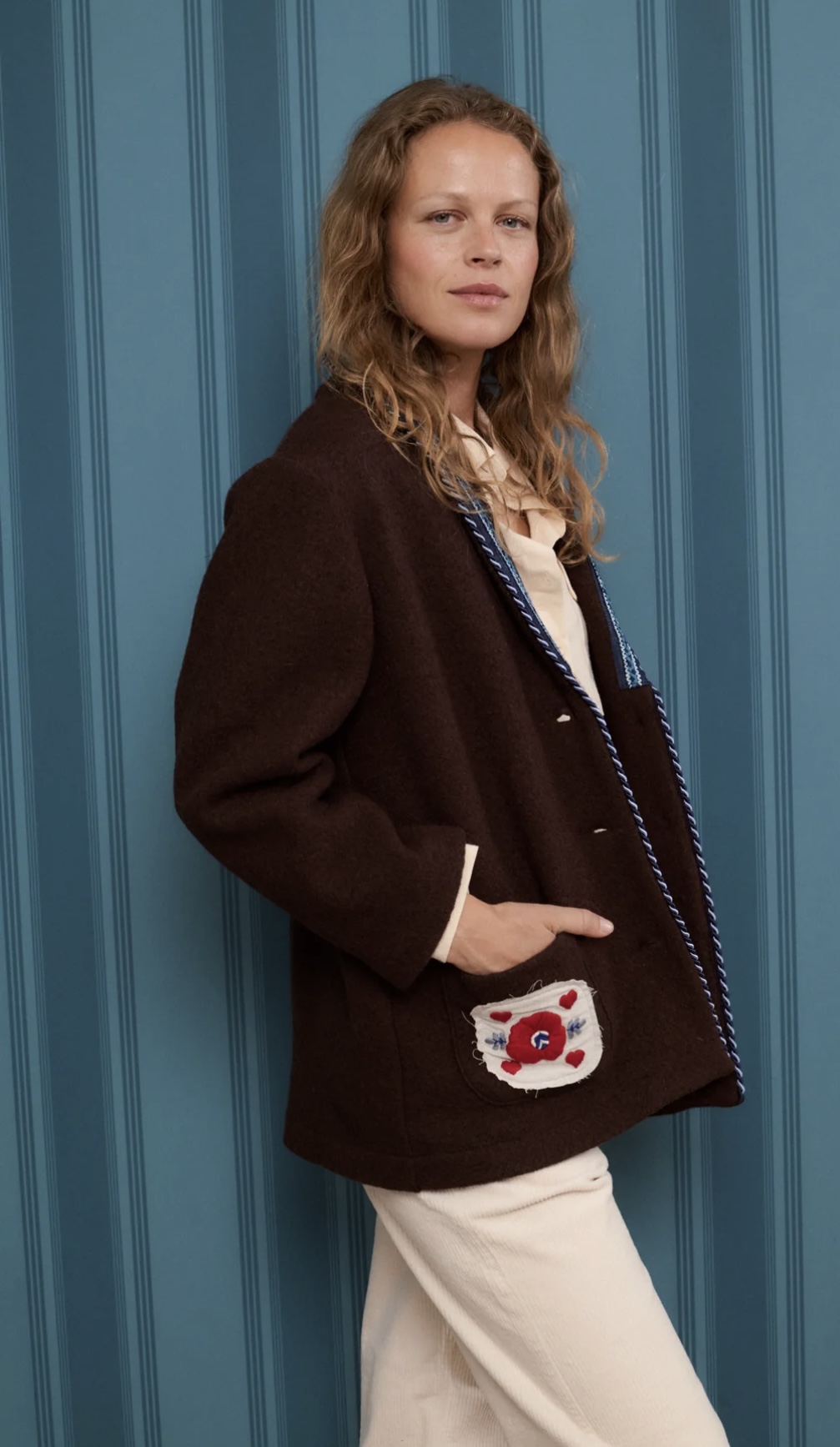 Chaqueta STENMARK  marrón Josephine.