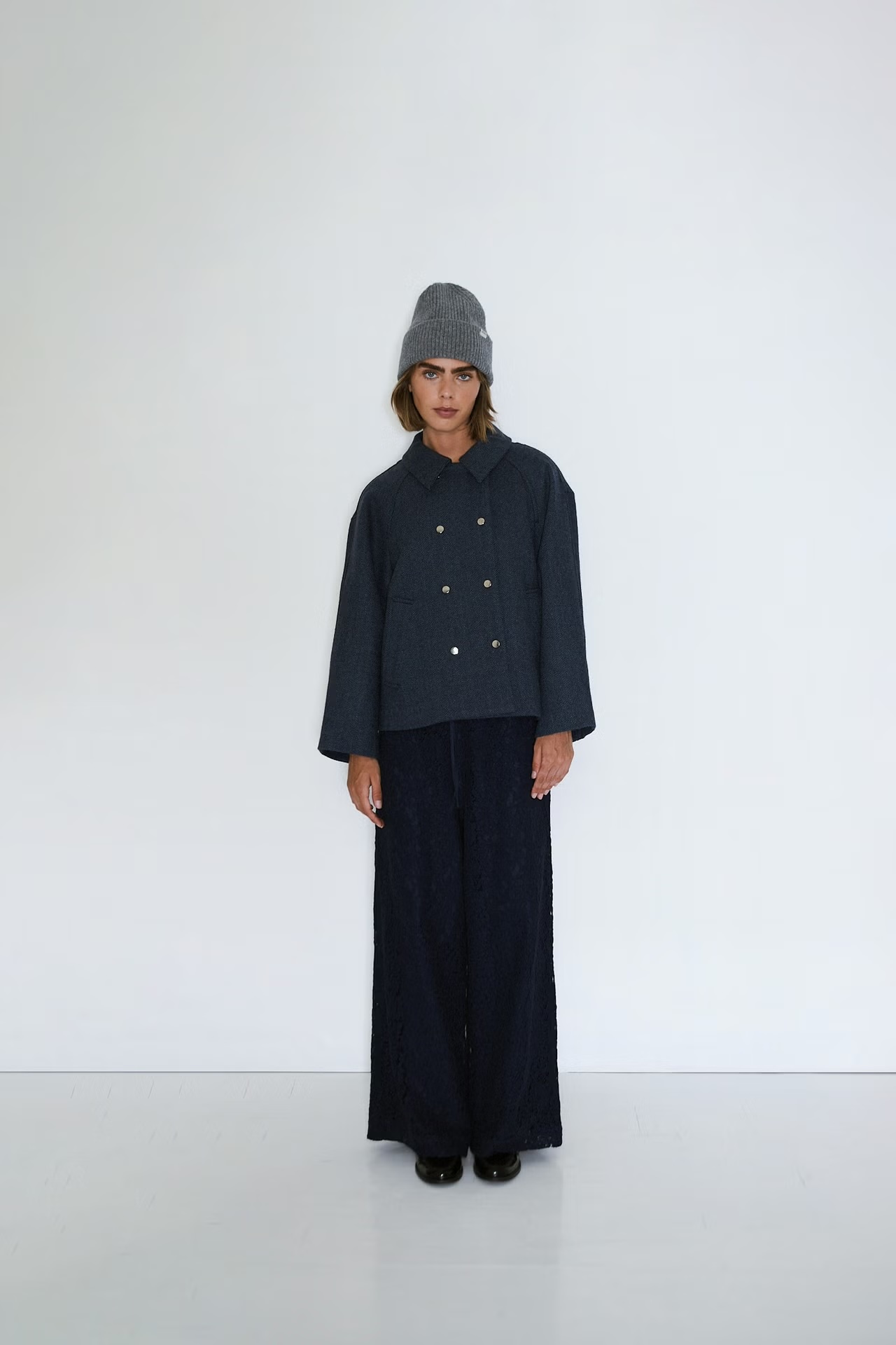 Abrigo espiga marino The Tiny Big Sister.