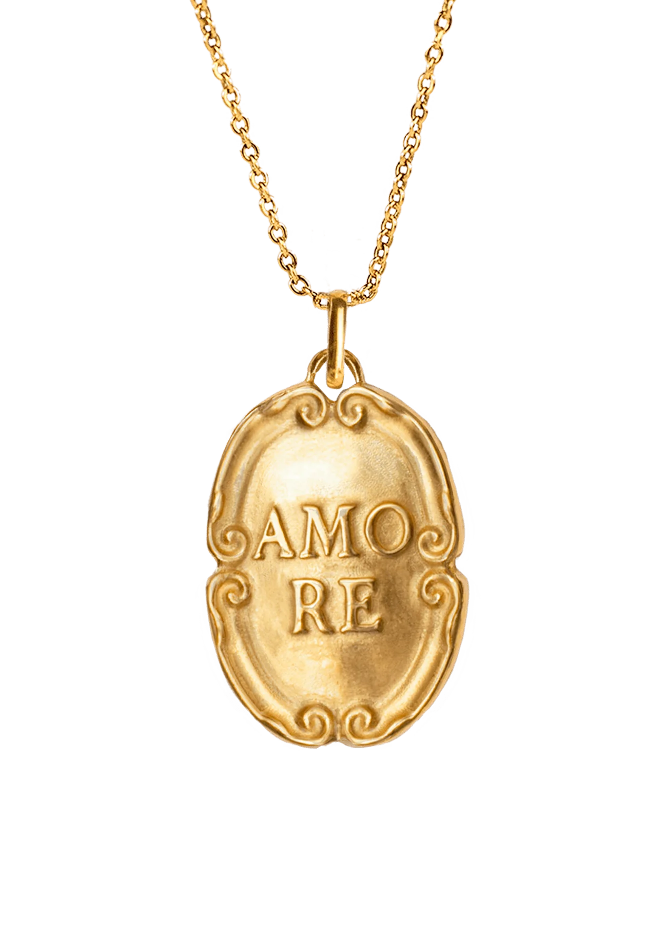 Colgante AMORE oro Alhaja.