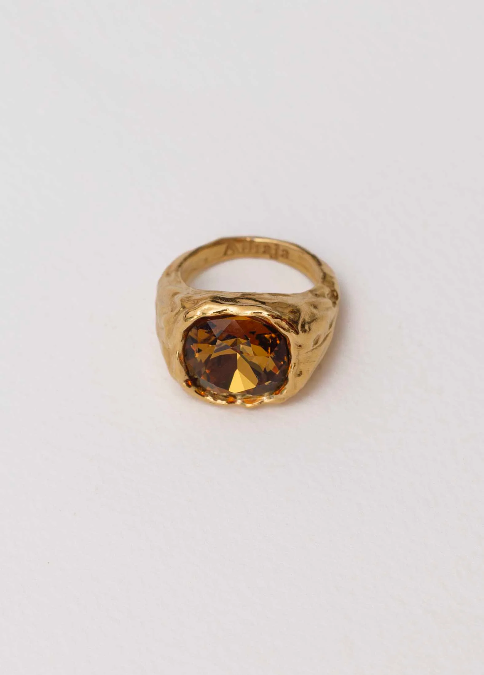 Anillo AMALFI caramelo Alhaja.
