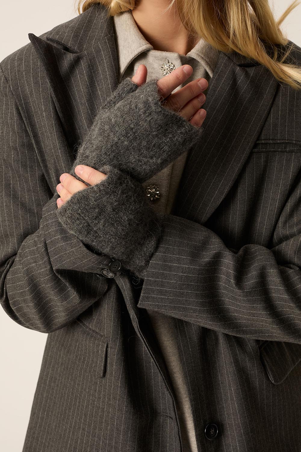 Mitones AURA gris Des Petits Hauts.