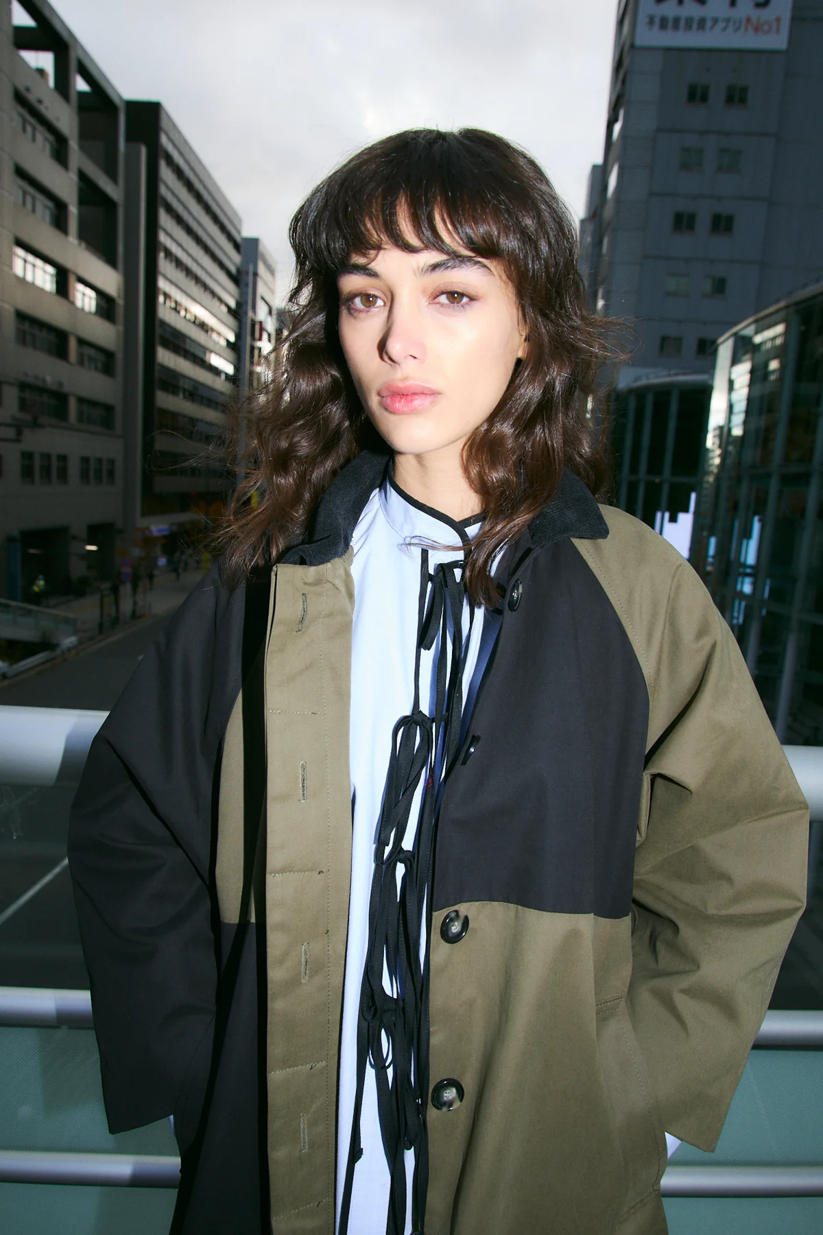 Gabardina DAMERO kaki Sophie and Lucie.