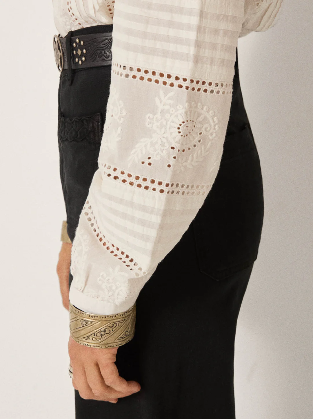 Blusa DELPHINE marfil Maison Hotel.