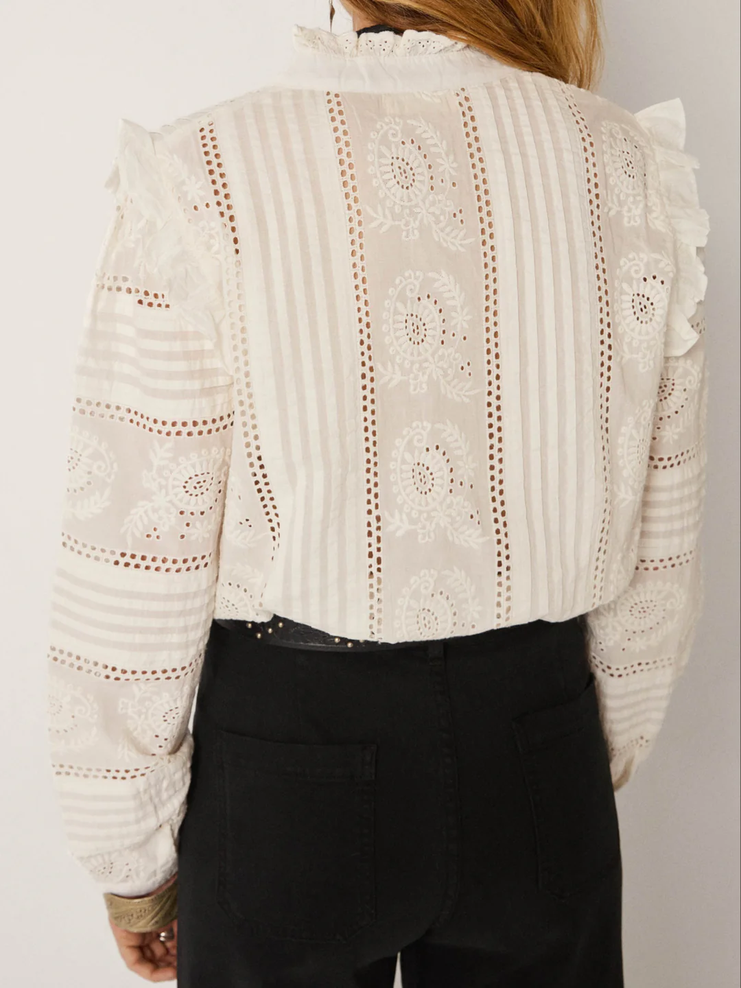 Blusa DELPHINE marfil Maison Hotel.