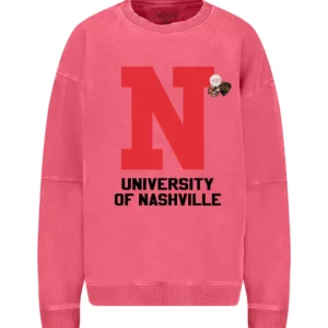 Sudadera LETTERS rosa Newtone.