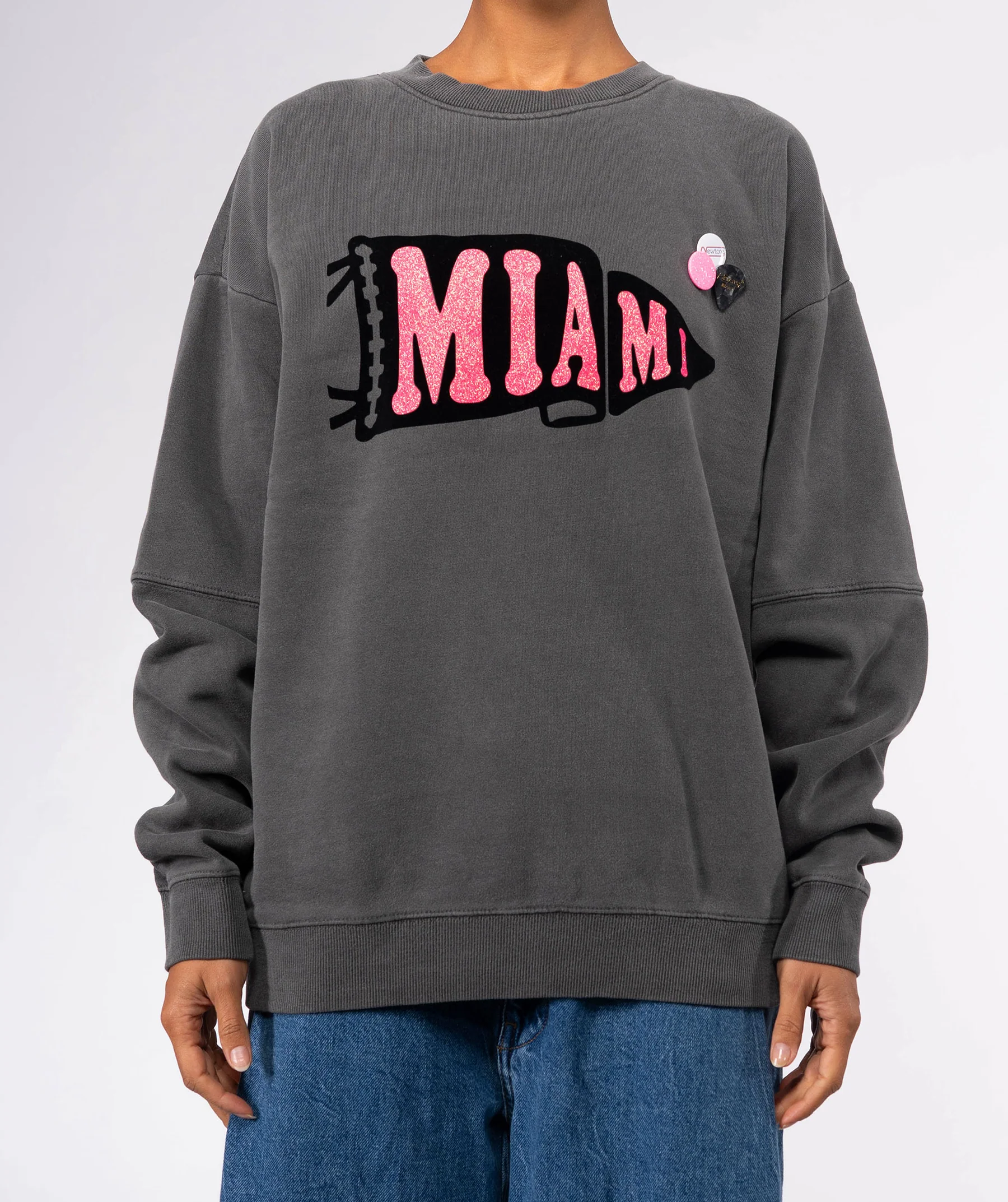 Sudadera MIAMI gris Newtone.
