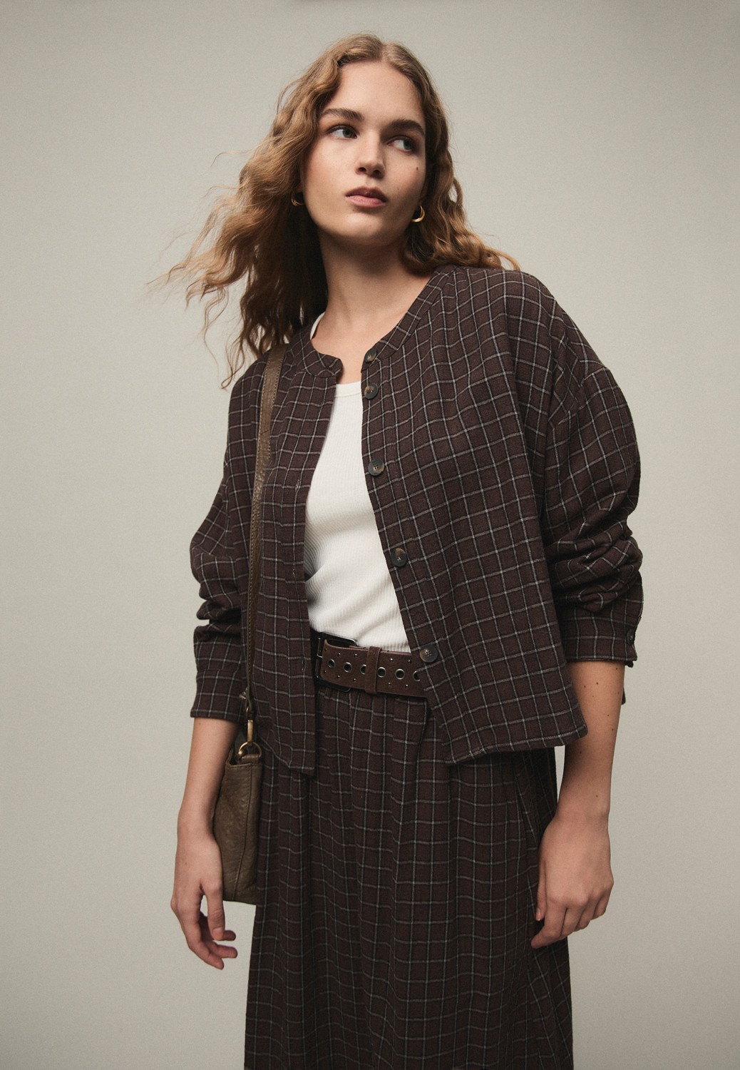 Blusa cuadros GYAM Mi & Co.