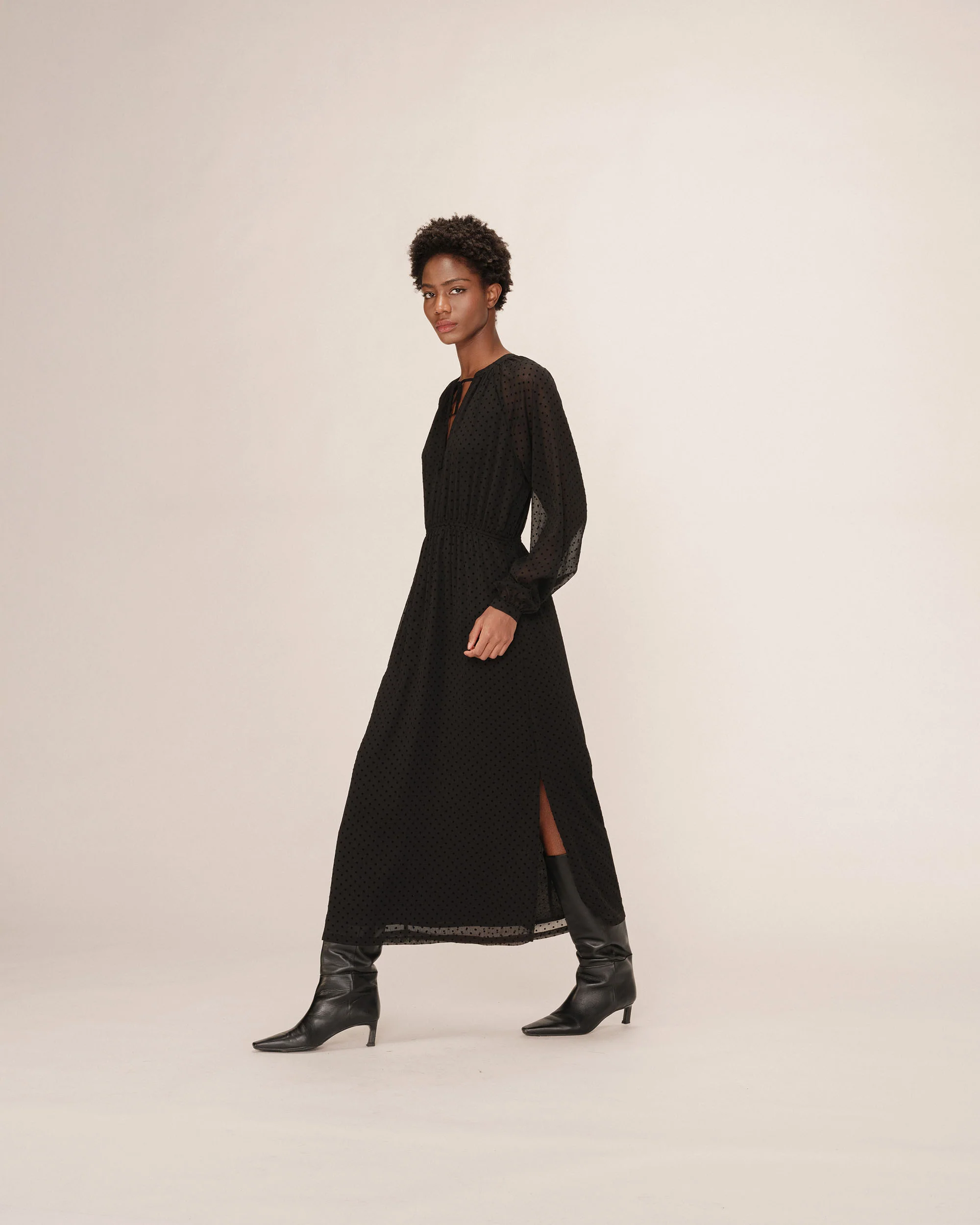 Vestido THESSA negra Grace and Mila.