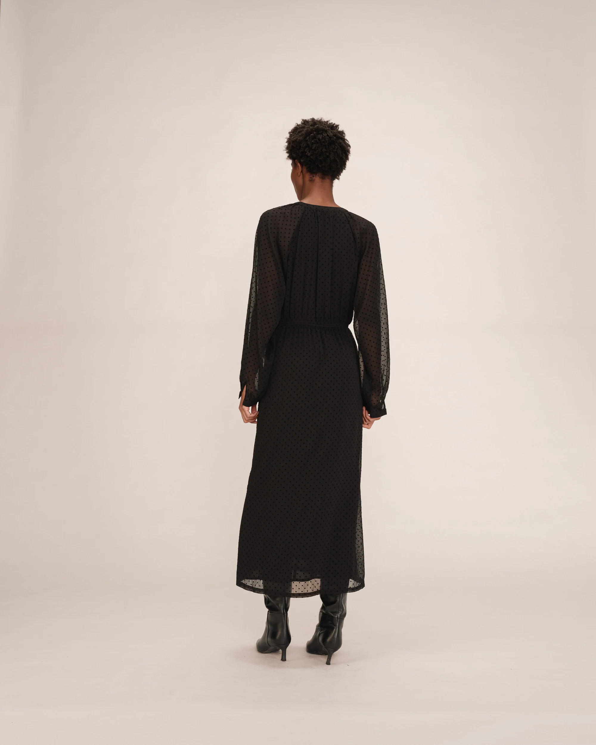 Vestido THESSA negra Grace and Mila.