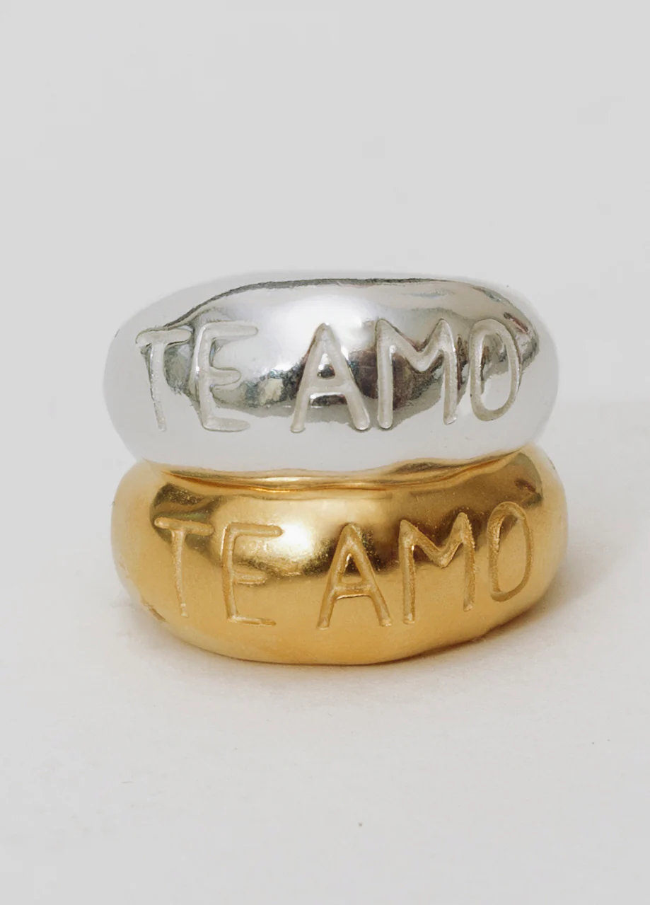 Anillo TE AMO plata Alhaja.