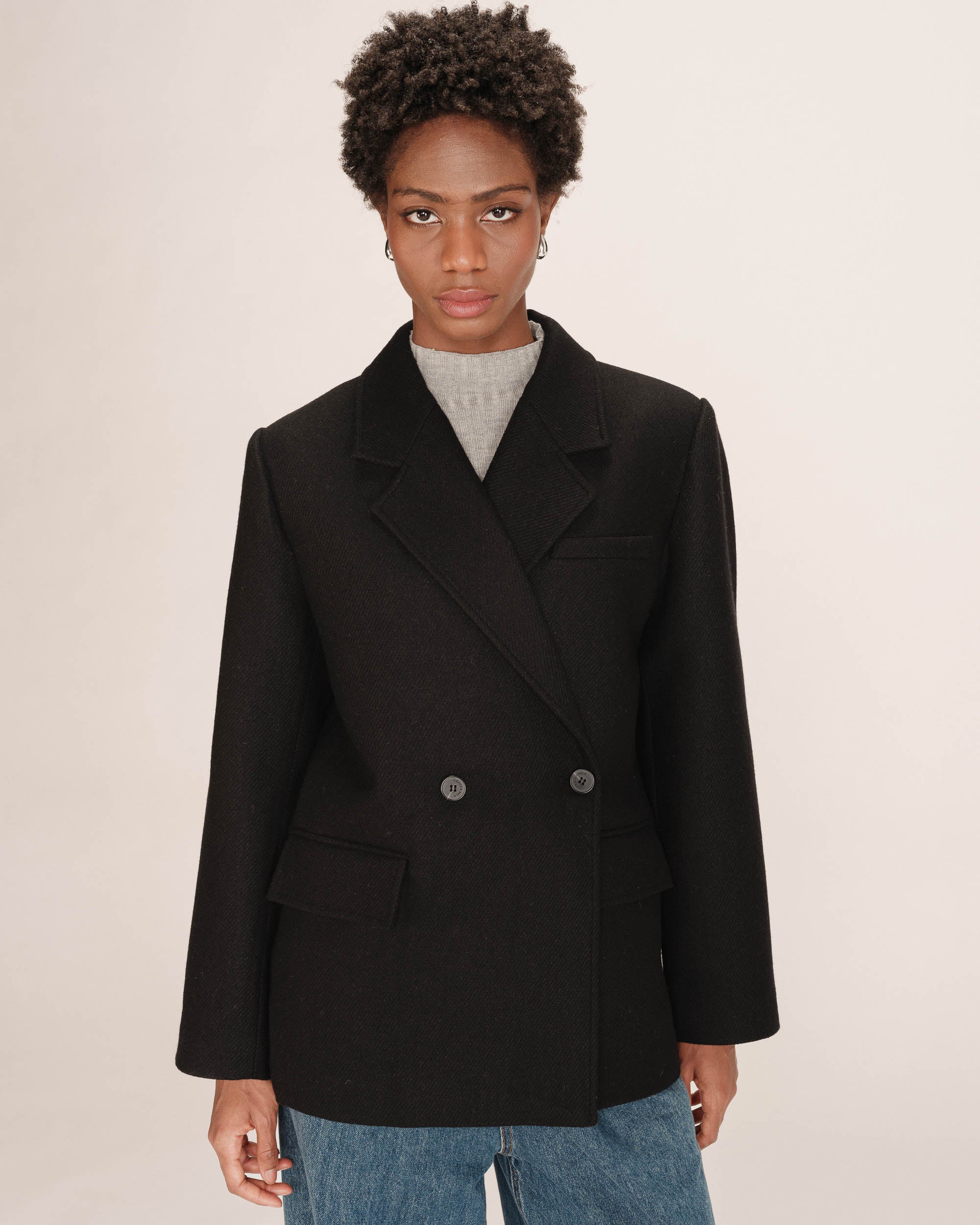 Blazer THOMAS negra Grace and Mila.