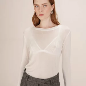 Camiseta TONI marfil Grace and Mila.