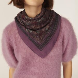 Foulard NYDOU flores rosas Des Petits Hauts.