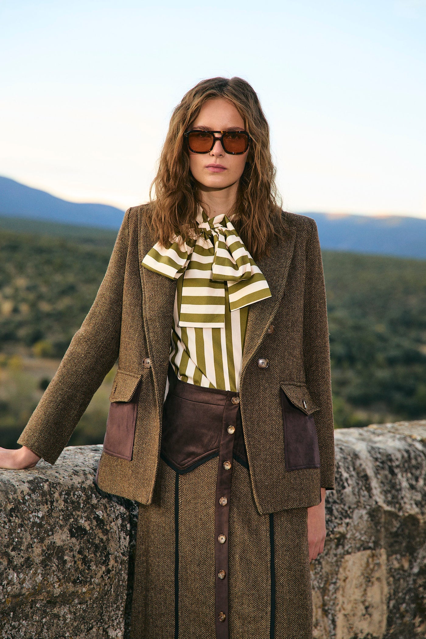 Blazer TRUJILLO kaki Sophie and Lucie.