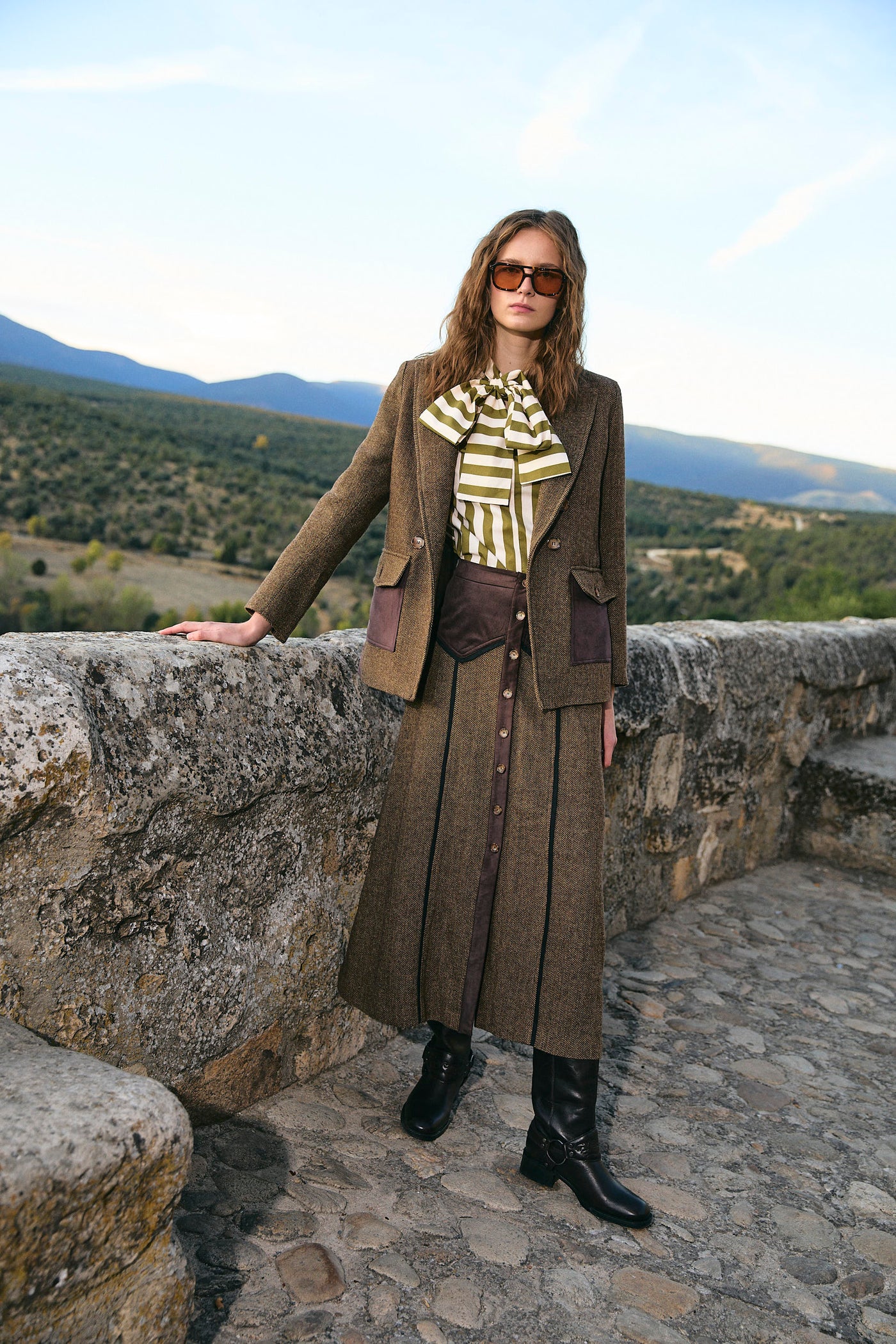 Blazer TRUJILLO kaki Sophie and Lucie.