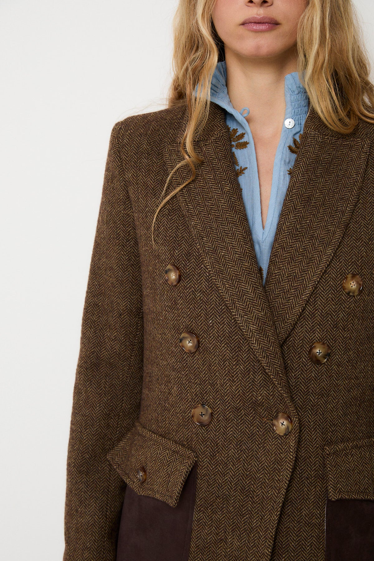 Blazer TRUJILLO kaki Sophie and Lucie.