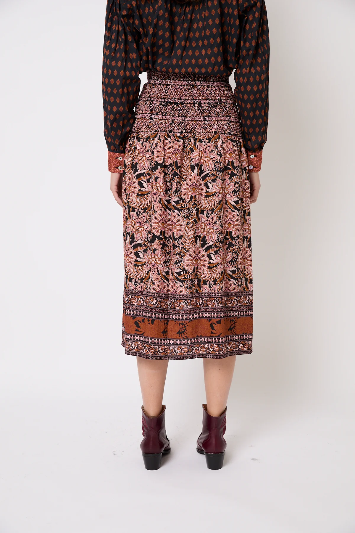 Falda NIDO GRECA camel Sophie and Lu.