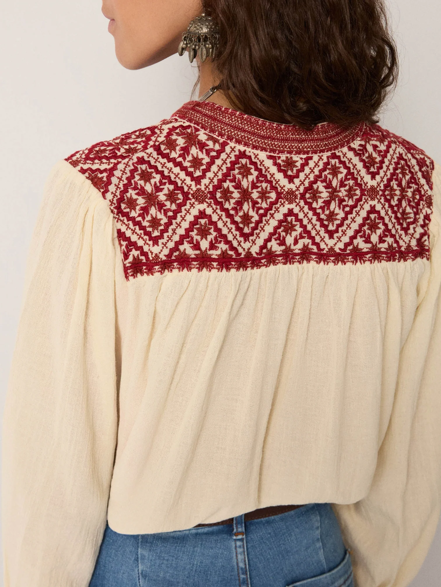 Blusa CHARLOTTE cruda Maison Hotel.