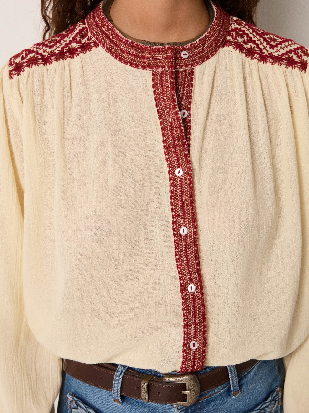 Blusa CHARLOTTE cruda Maison Hotel.