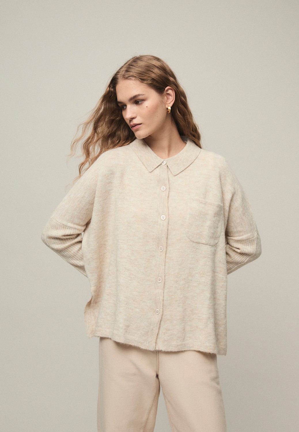 Cardigan ANGIE crudo Mi & Co.