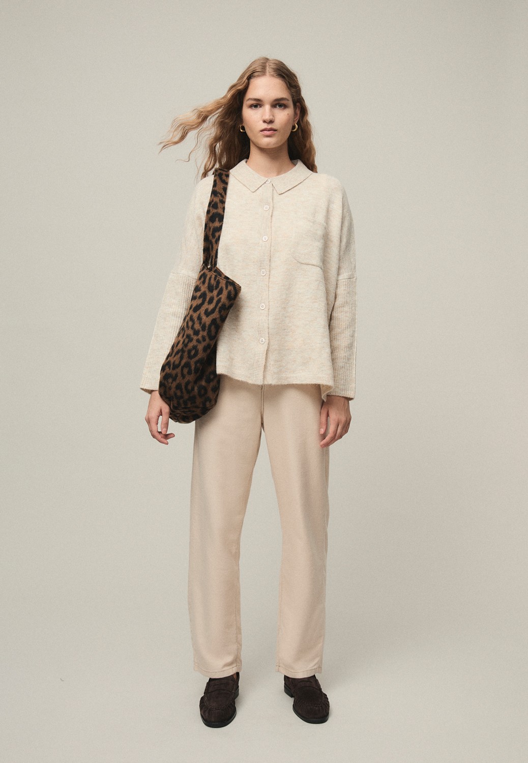 Cardigan ANGIE crudo Mi & Co.