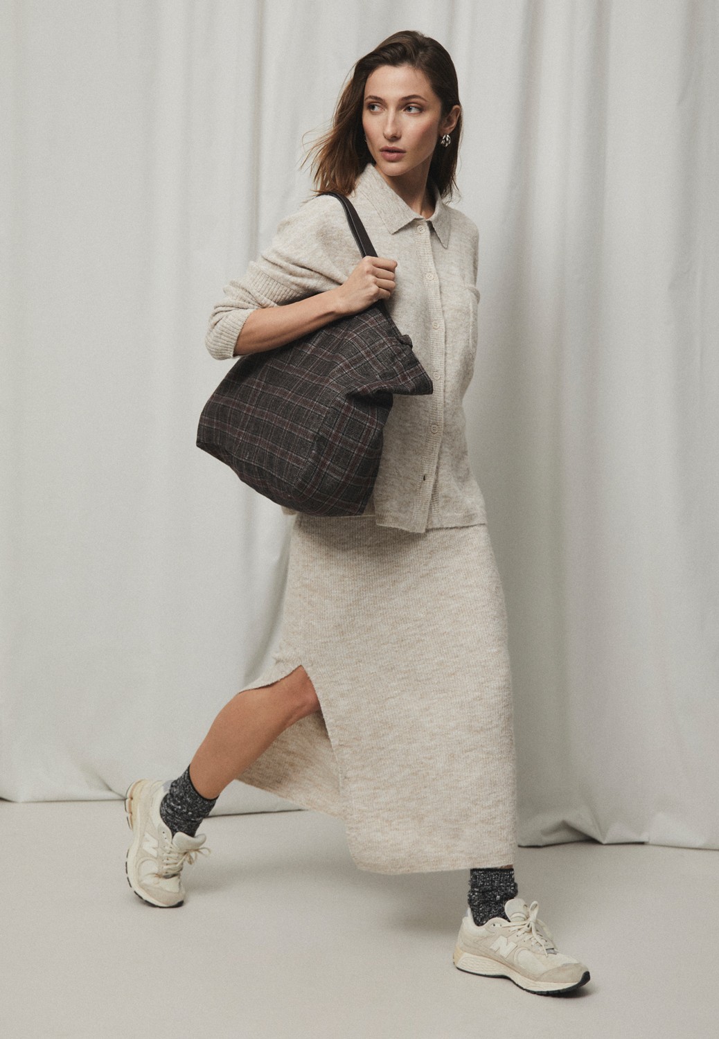 Falda ANGIE crudo Mi&Co.