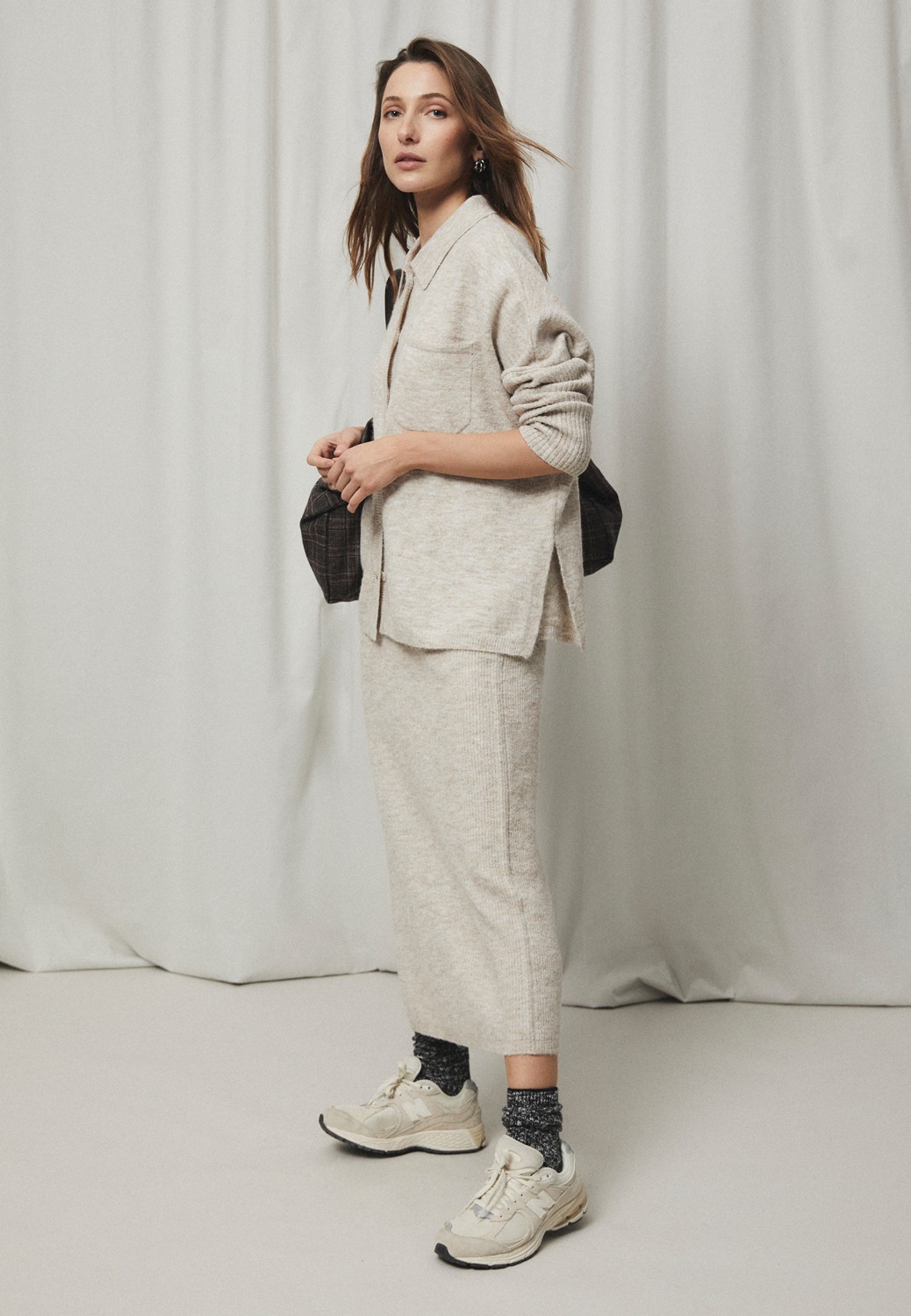 Falda ANGIE crudo Mi&Co.