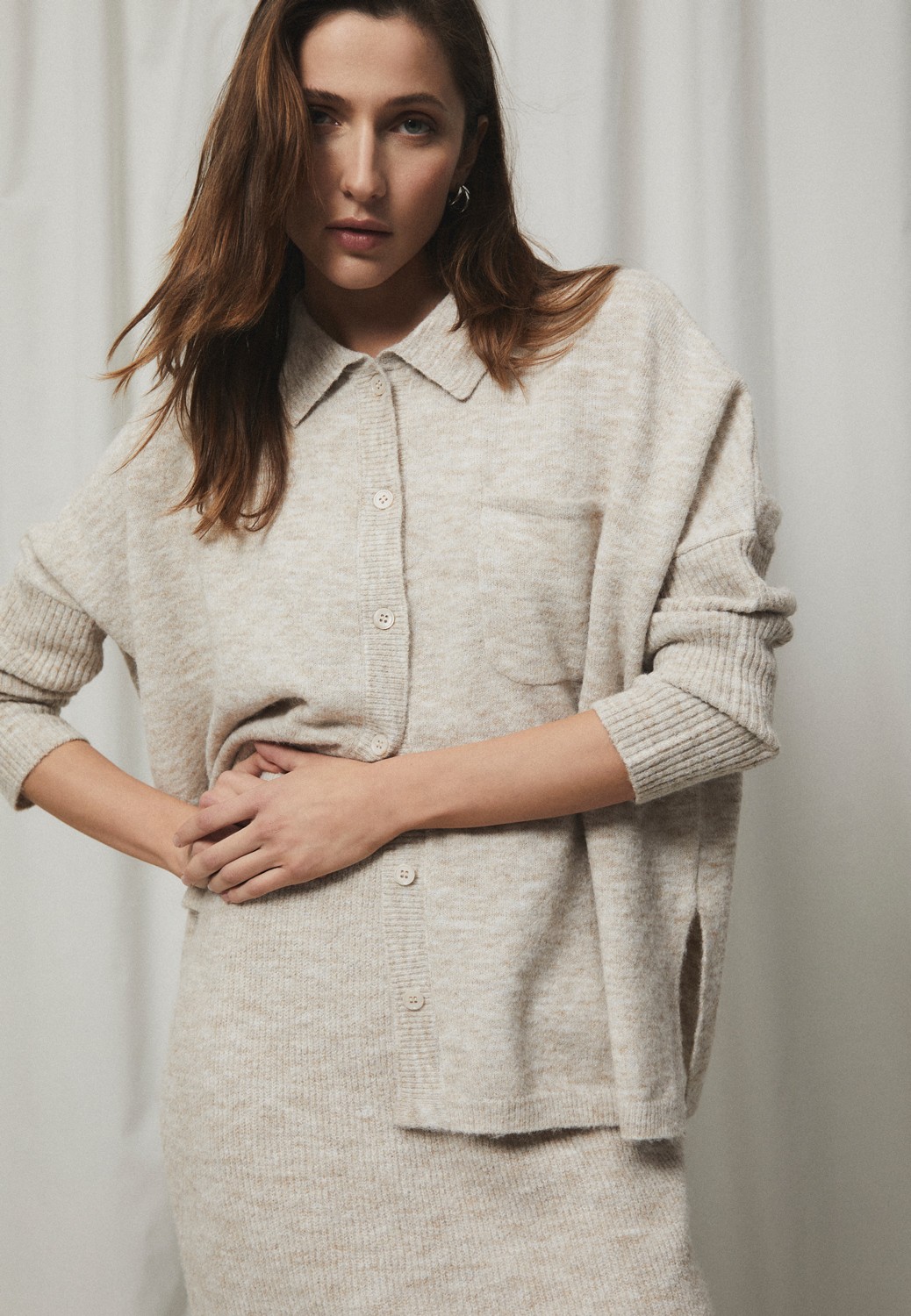 Falda ANGIE crudo Mi&Co.