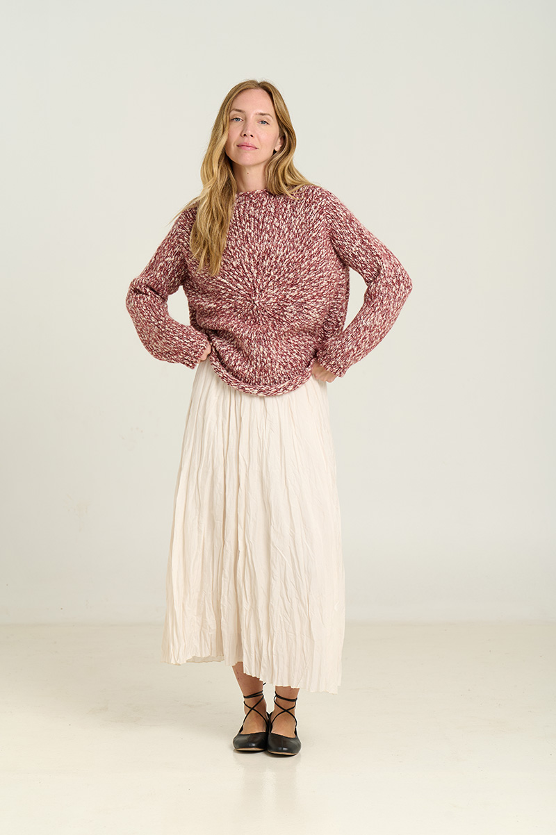 Falda con vuelo cruda Sita Murt.