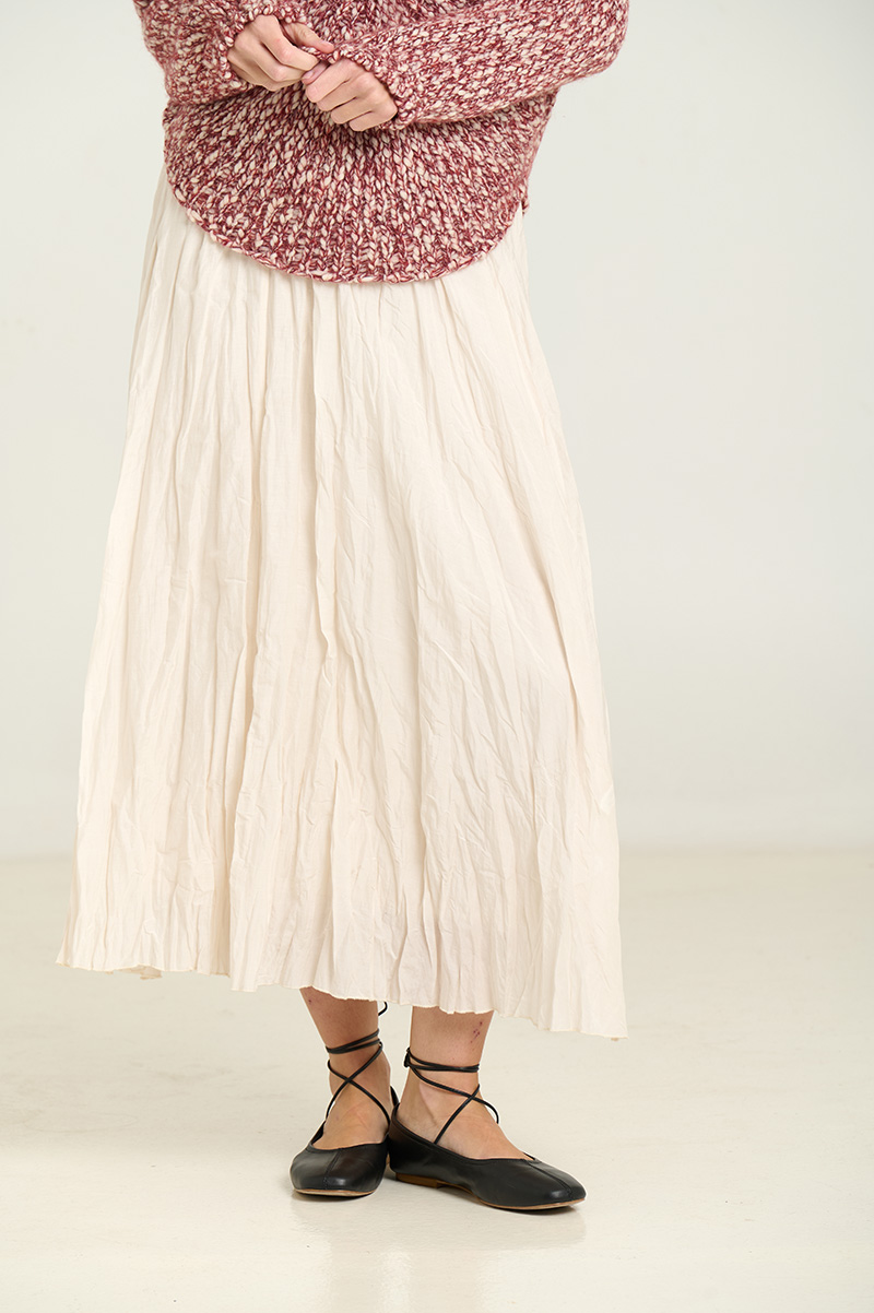 Falda con vuelo cruda Sita Murt.