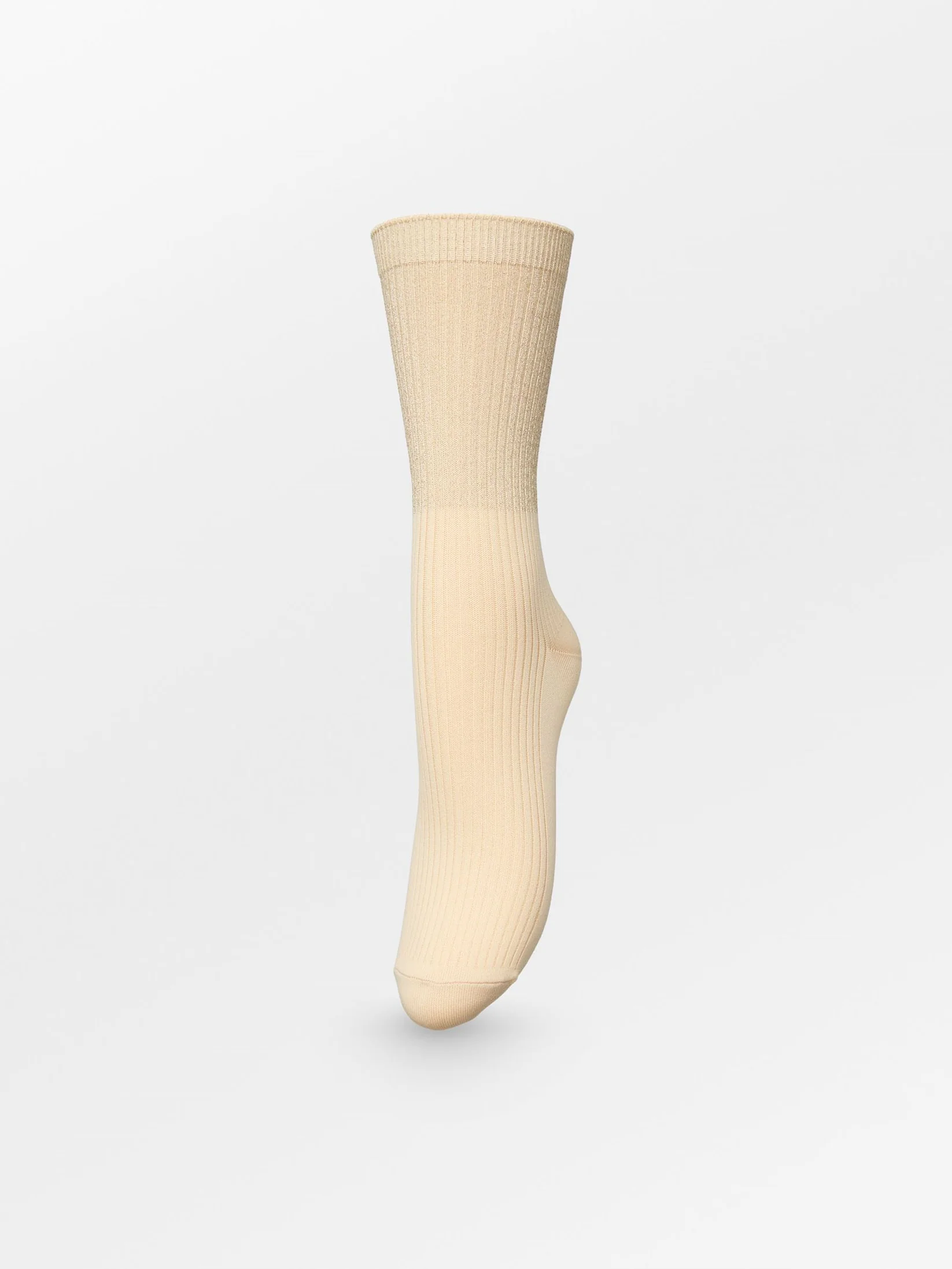 Calcetín GRADY glitter beige Beck söndergaard.
