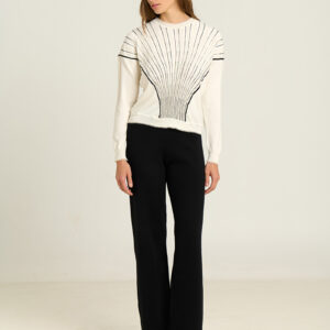 Jersey cuello redondo tejido radial Sita Murt.