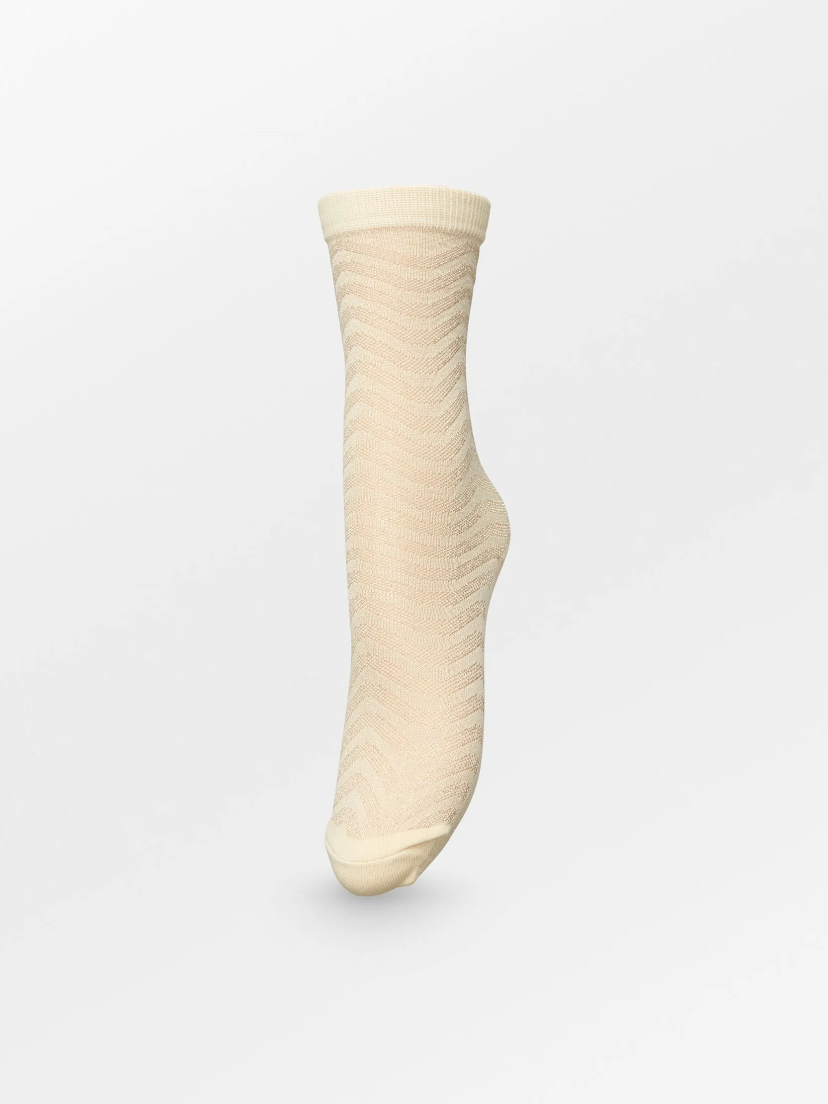 Calcetín MINA glitter beige Beck söndergaard.