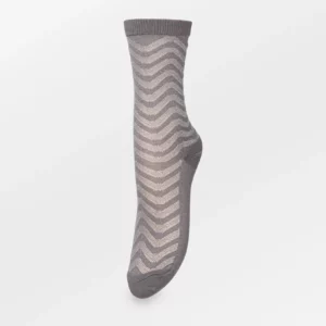 Calcetín MINA glitter gris Beck söndergaard.