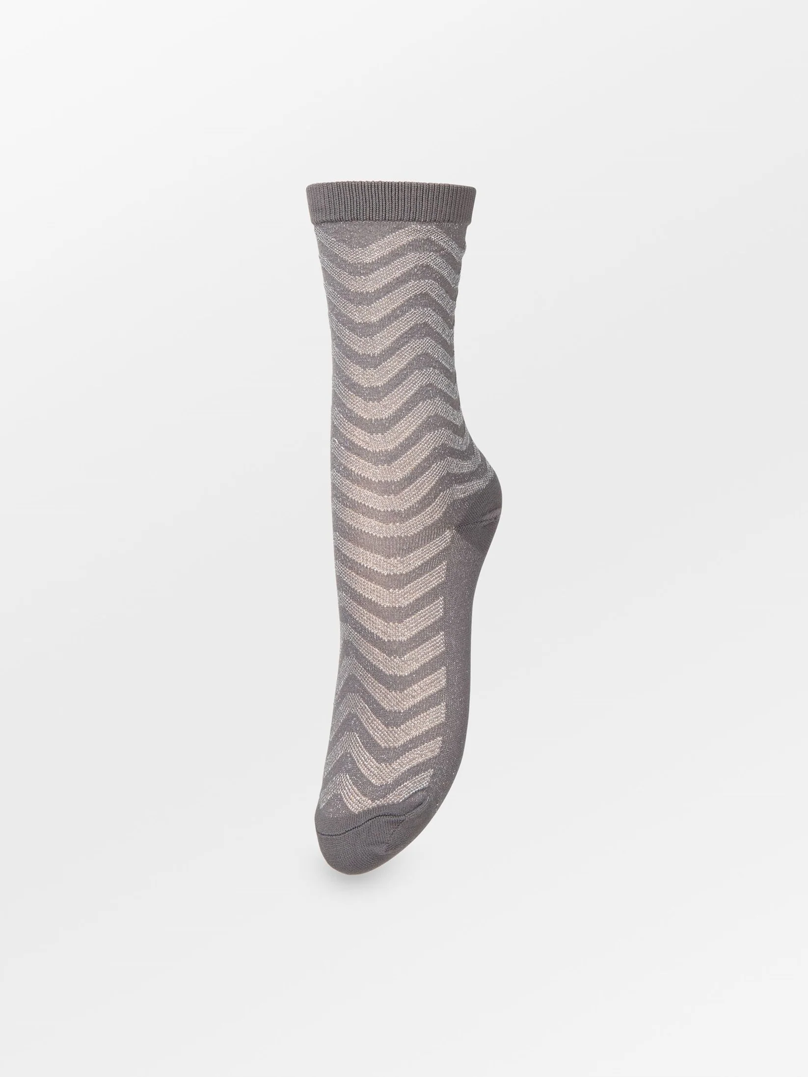 Calcetín MINA glitter gris Beck söndergaard.