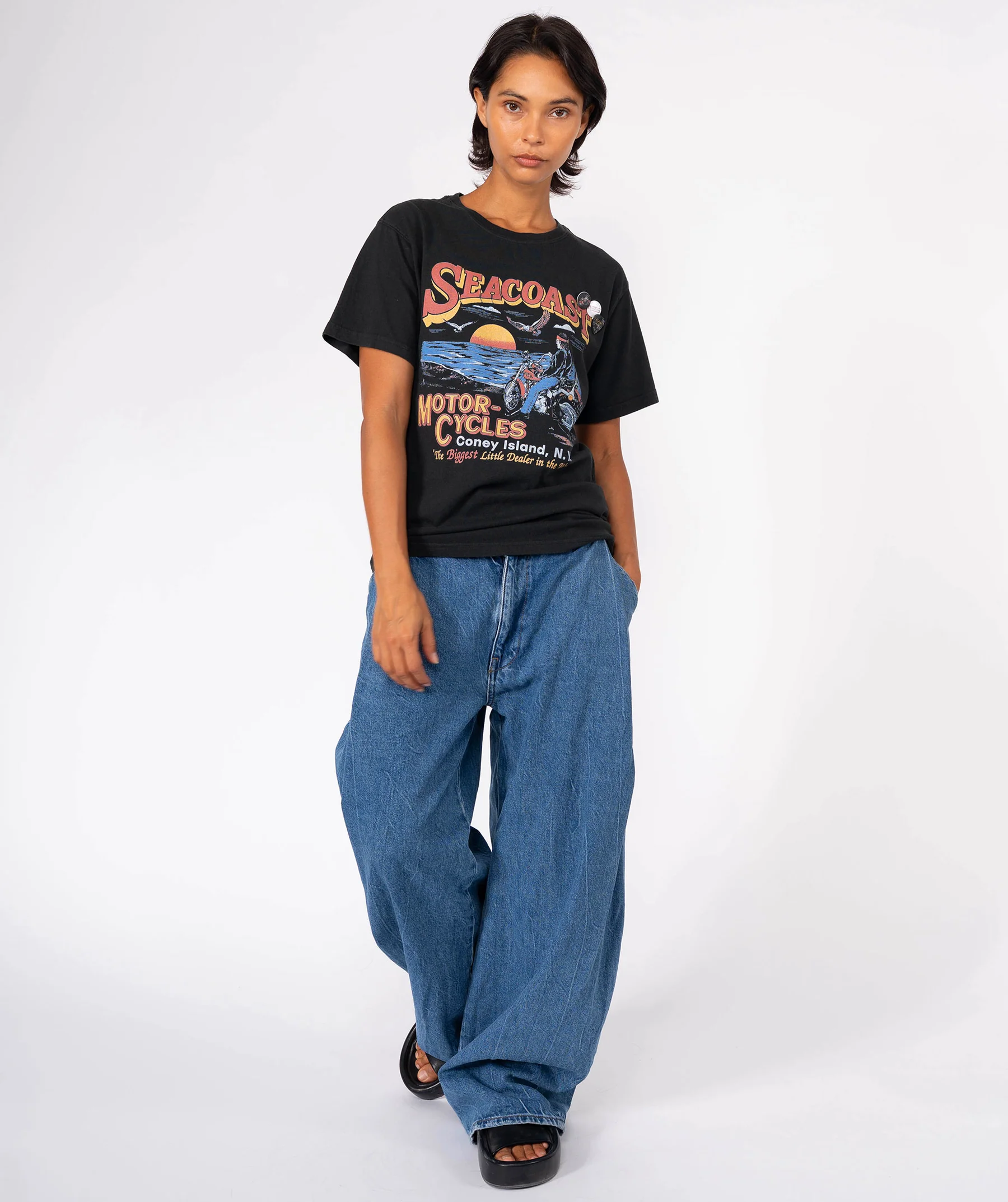 Camiseta SEACOAST negra Newtone.