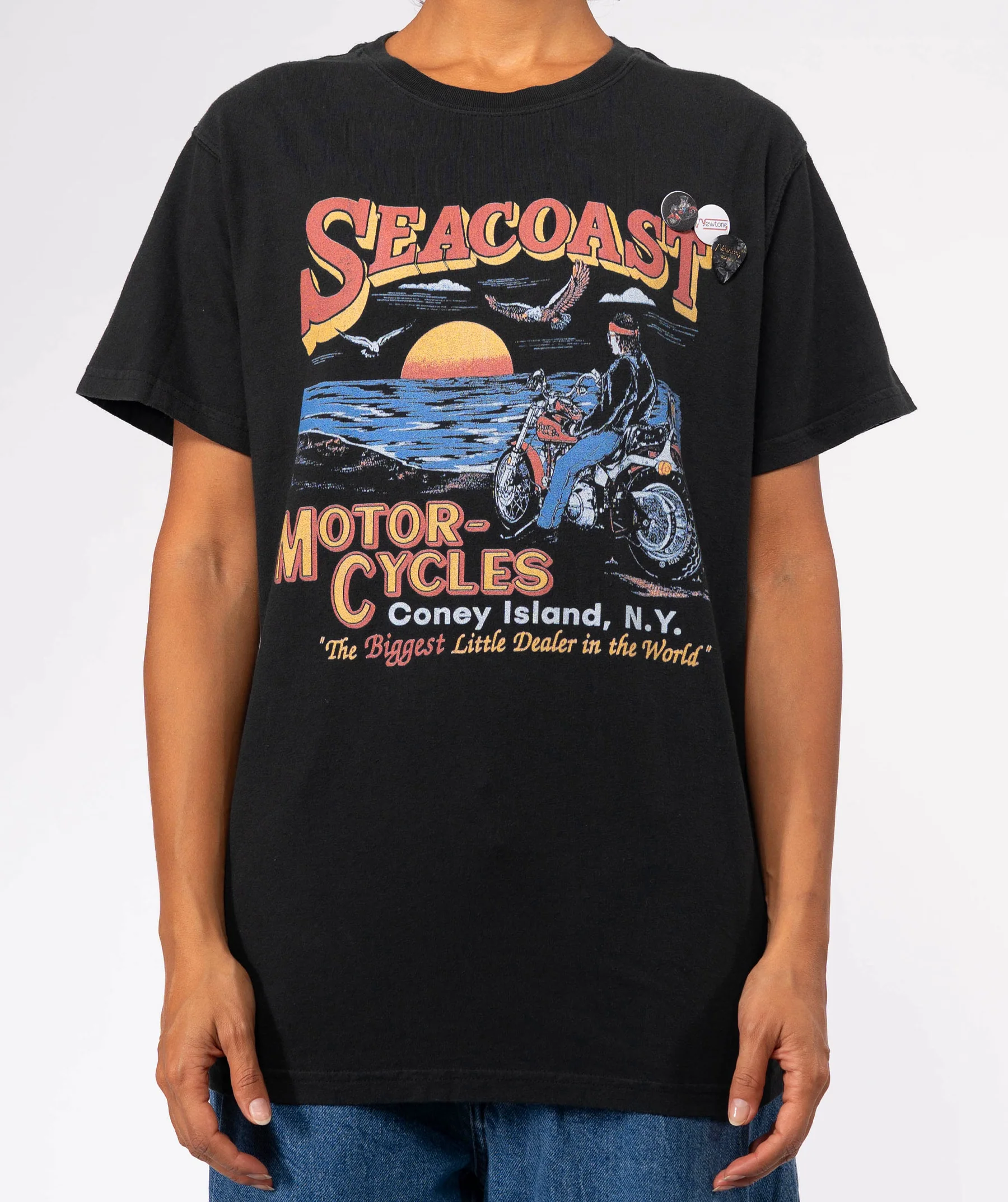 Camiseta SEACOAST negra Newtone.