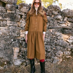 Vestido TRUJILLO kaki Sophie and Lucie.