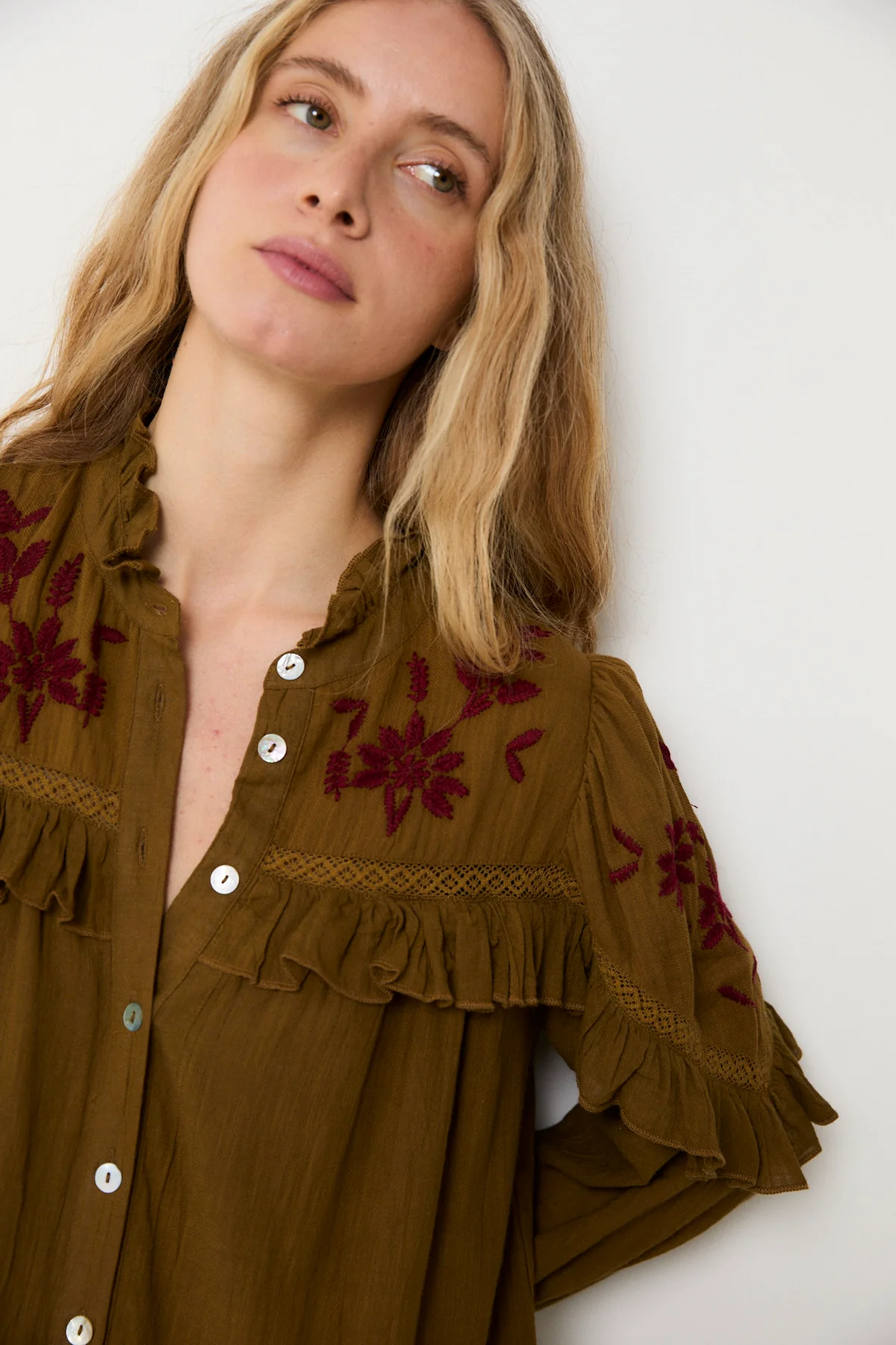 Vestido TRUJILLO kaki Sophie and Lucie.