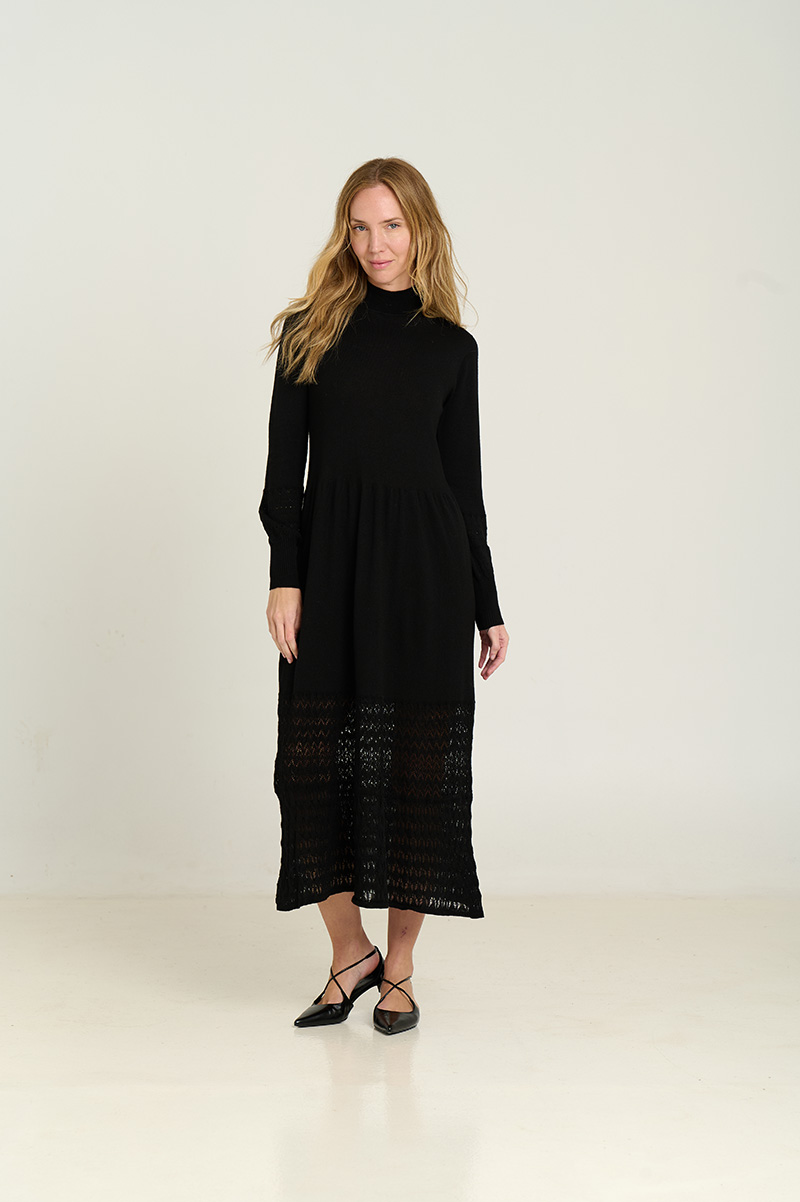 Vestido MIDI negro Sita Murt.