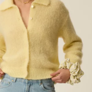 cardigan ALPOLO mantequilla Des Petits Hauts.