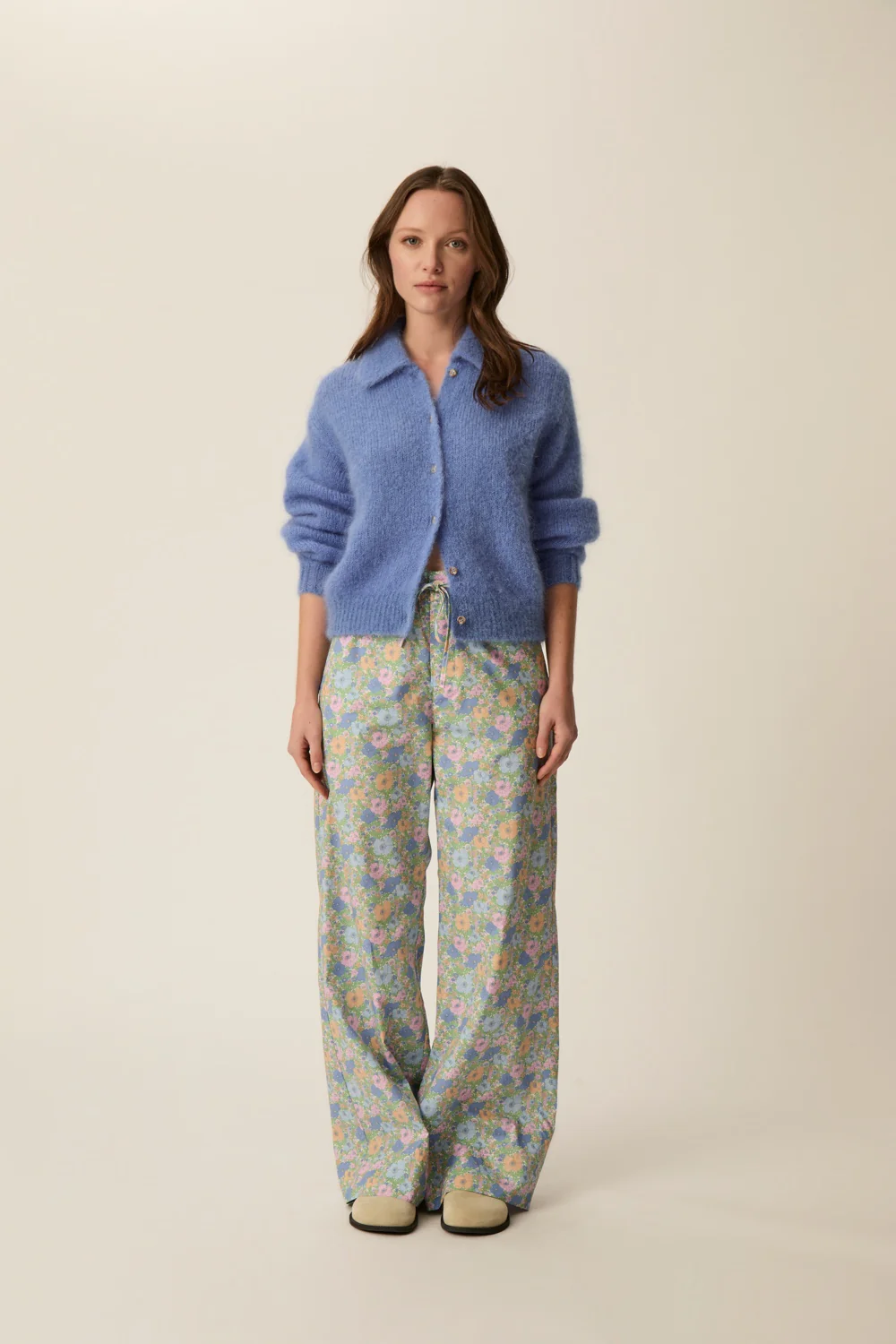 cardigan ALPOLO azul Des Petits Hauts.