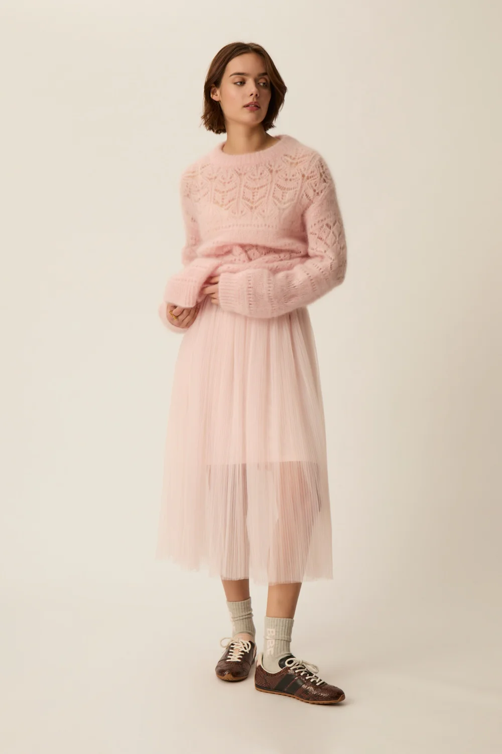 Jersey ALIETTE rosa Des Petits Hauts.